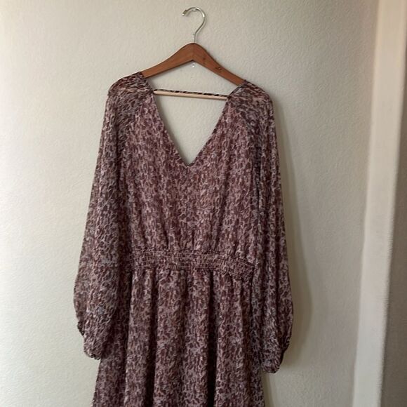 NWT Rokoko Animal Print Chiffon dress 2XL - Picture 9 of 11